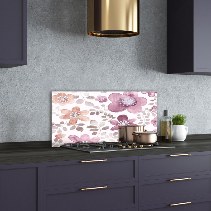 50cm W x 100cm L Glass Peel and Stick Panel