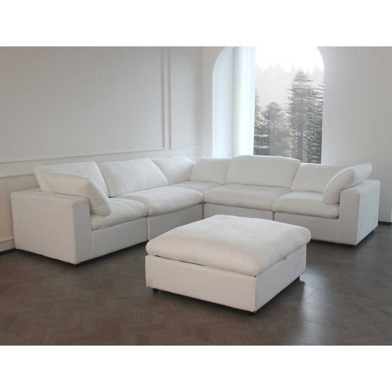Grand Canapé modulaire en nuage 8 places