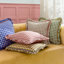 Maude Gingham Cotton Piped Cushion-103878146-121727634