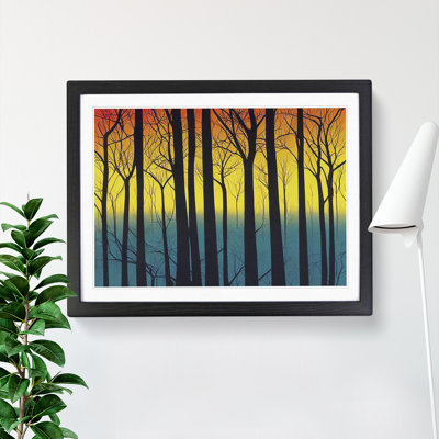 Art Deco Spring Forest Vol.2 - Single Picture Frame Print