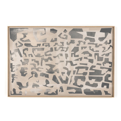 «Dhruvisha Block III» par Coup D'Espir - peinture à cadre flottant sur bois
