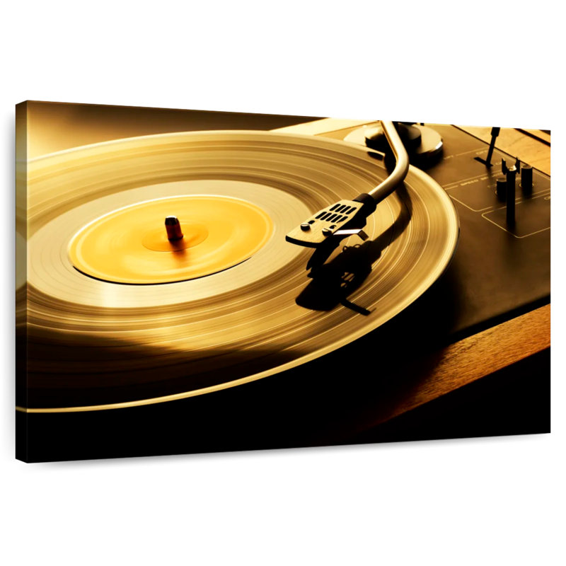 Abarca Spinning Record, 26" H x 39" W