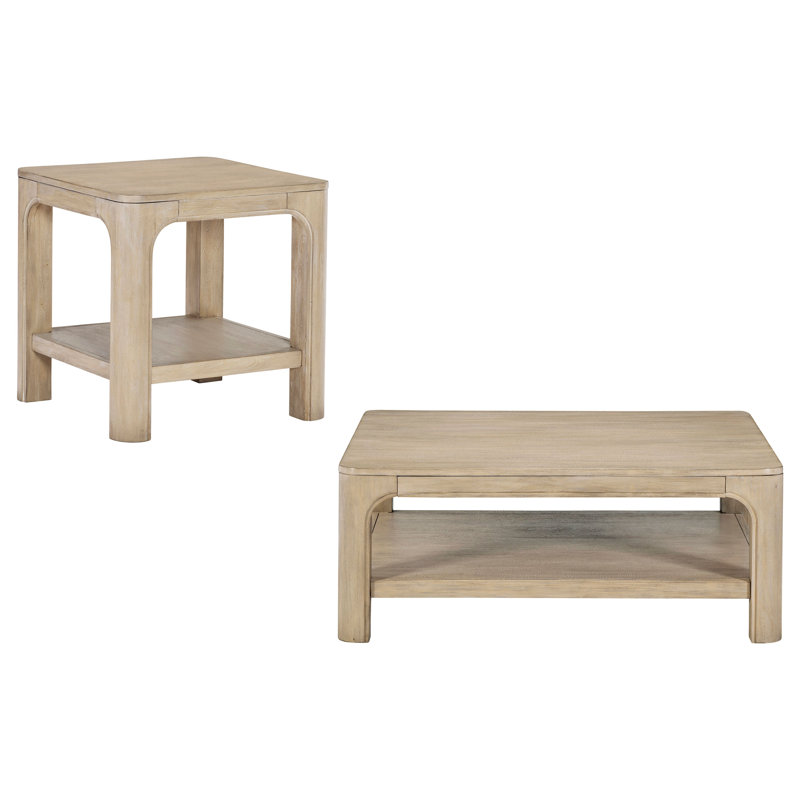 Ensemble de tables basses 2 pièces Solano, 2 pièces: table basse, table de bout