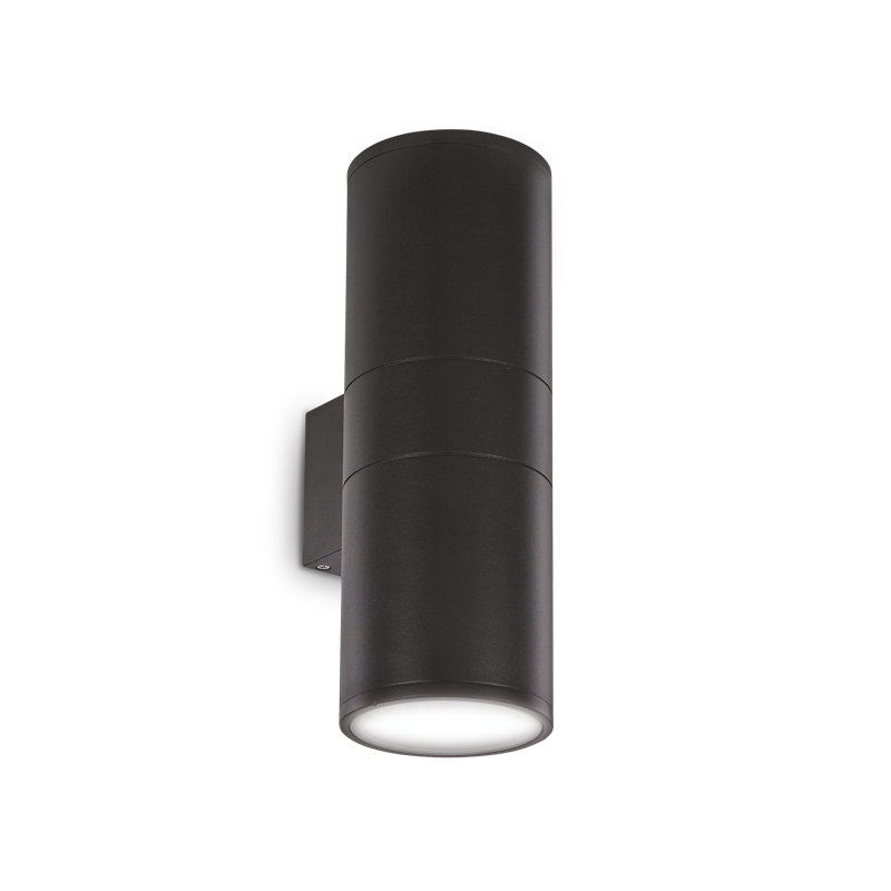 Gun 9cm H Outdoor Flush Mount, Black