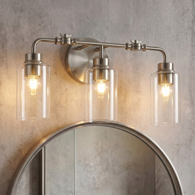 3-Light Vanity Light with Adjustable Pivot Joint