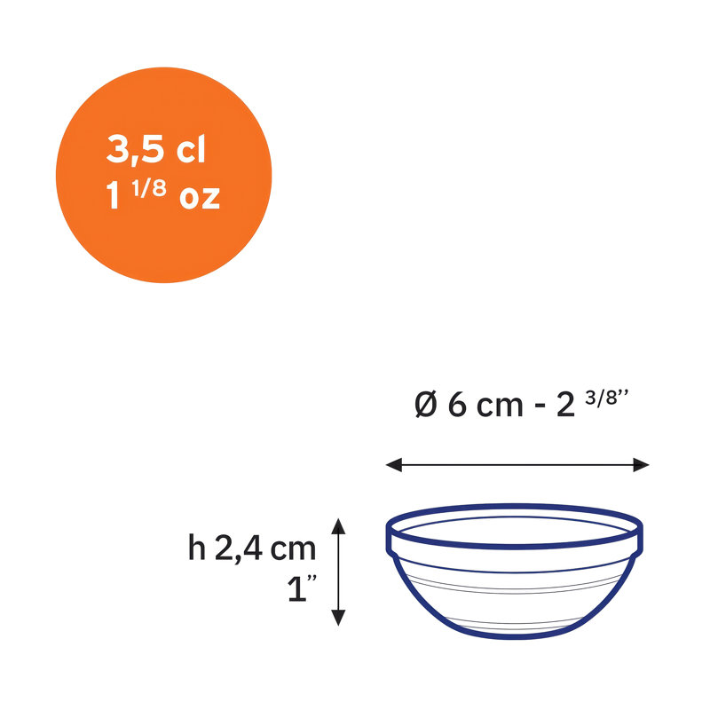 Gigogne 4 Piece, 2.36" Diameter