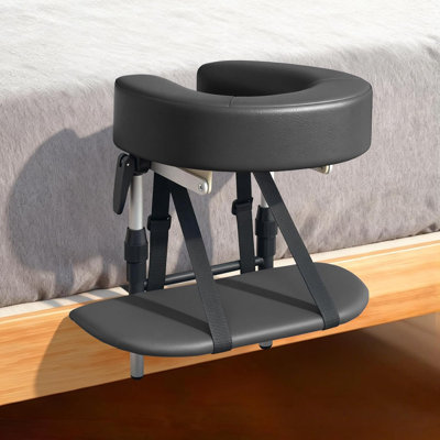 Linens Head Rest for mattresses ranging from 5.5-17.7 inches, Bed Massage Head Holder, Universal Face Cradle Cushion for Massage Tables and Salon (White)
