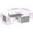  Garden Sofa Set Black