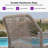 2-Piece Outdoor Bar Stools - Woven Rattan Seats & Aluminum Frames With Backrests-294403293