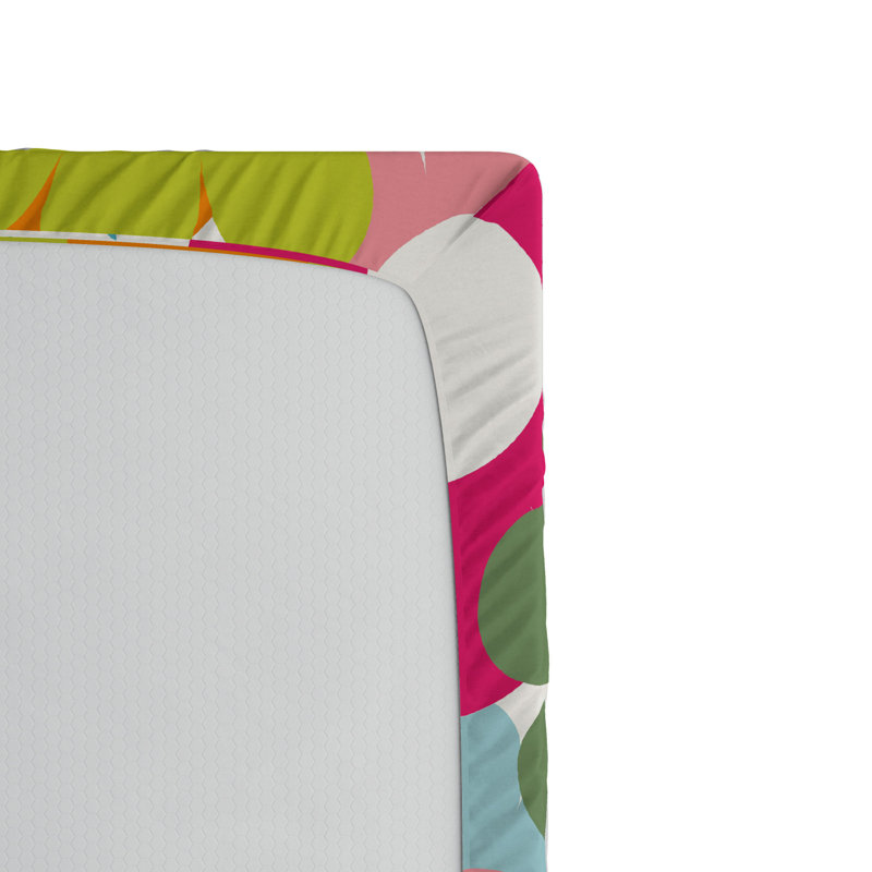 Microfiber Floral Fitted Sheet, Twin XL Fitted Sheet