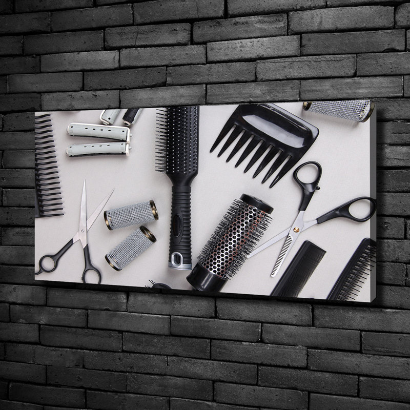Tools For The Hairdresser - Wrapped Canvas Print