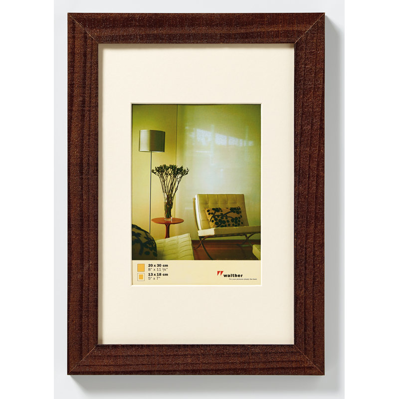 Home Solid Wood Picture Frame, Walnut, 50cm H x 40cm W