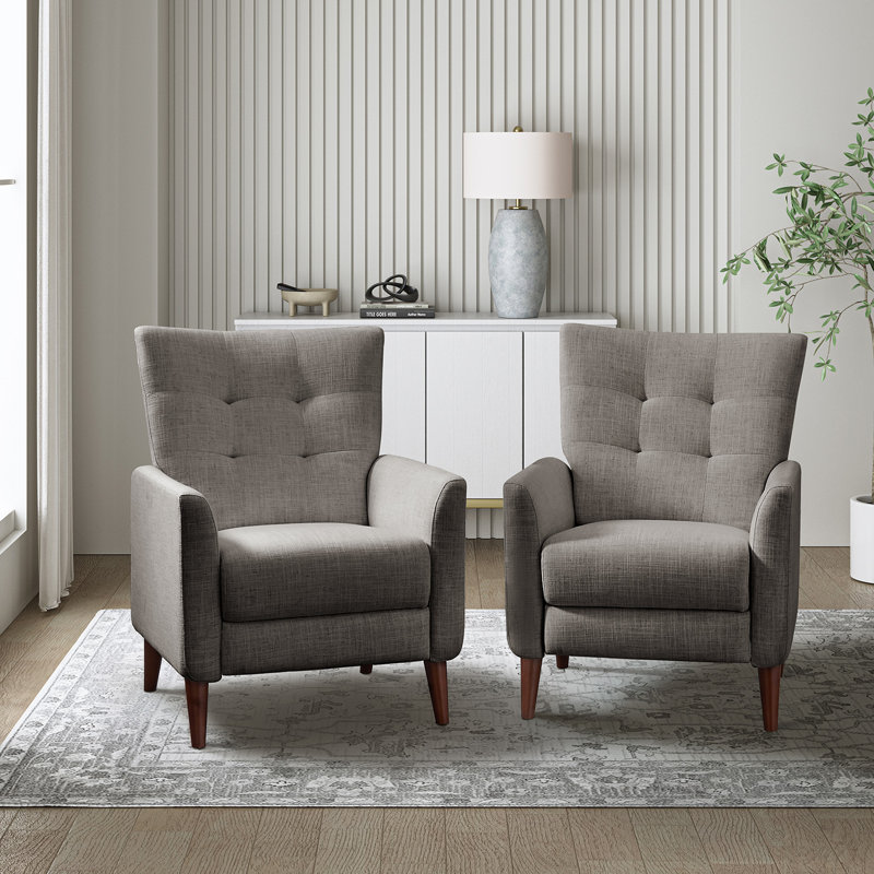 Fauteuil inclinable manuel de 27,2 po Berlena, Moutarde