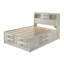 Structure de lit avec tiroirs de rangement intégrés 1pc Bed-731472506