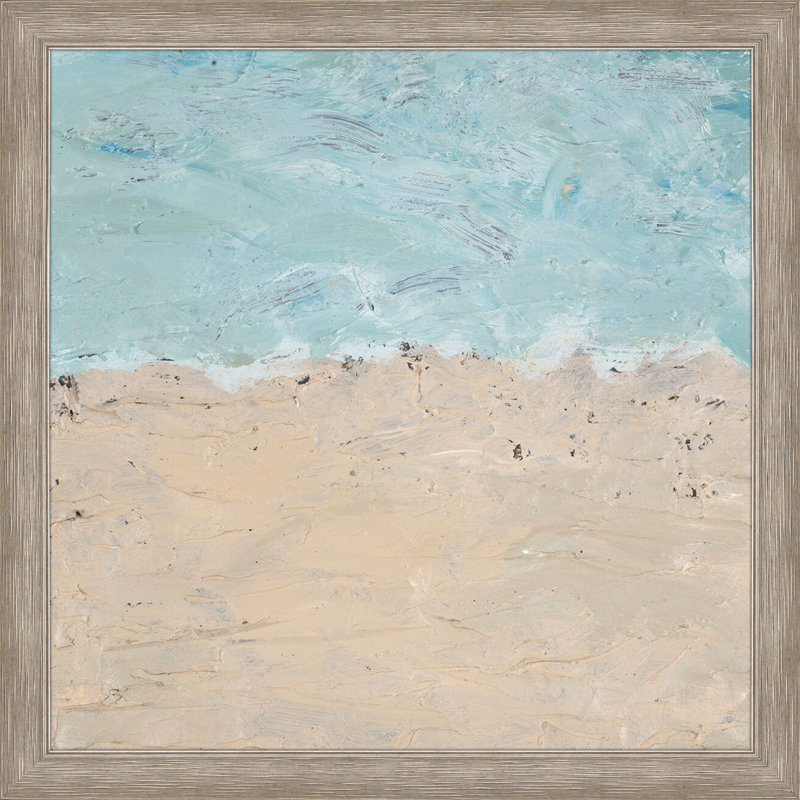 La terre rencontre la mer, art encadré