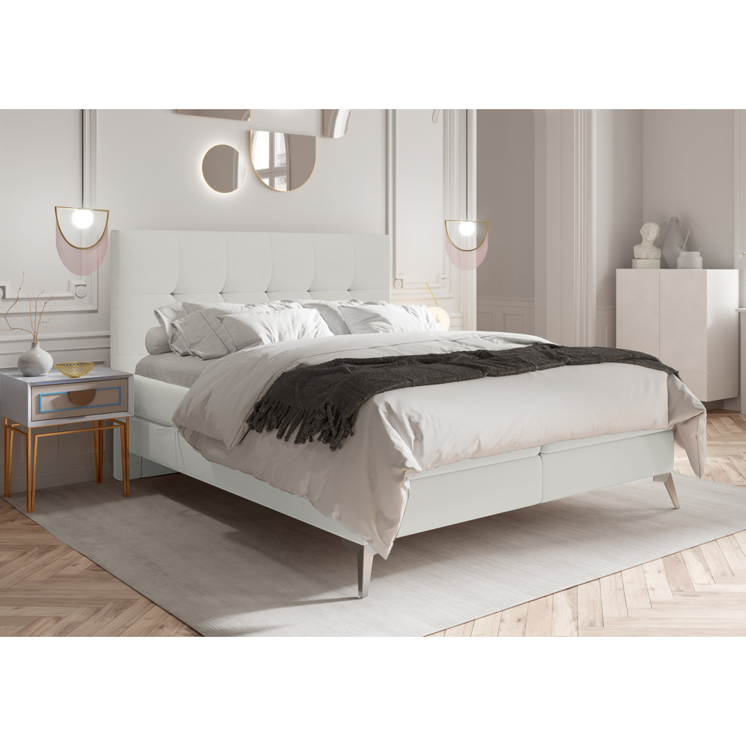 Iredale Boxspringbett mit Topper und Stauraum