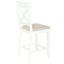 Table de salle à manger en bois massif avec 3 rangements, 4 chaises rembourrées, une table et des tablettes de rangement-1498070589-1498070560