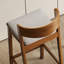 Chaise d'appoint à dossier solide brun noisette (ensemble de 2)-1535108296-1535108303