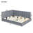 Full Size Upholstered Daybed/Sofa Bed Frame-Gray, Velvet-1755037314