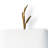 Southern Living Trillium Shaded Sconce; Dimensions 12W X 32.5H X 4..75D; Uses Two Maximum 40 Watt E12 Base Bulb (Not Included)