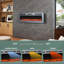 Wall Mounted/Recessed-In Stainless Steel Electric Fireplace-1339682832