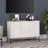 48" Fluted Sideboard with Adjustable Shelves & Cable Management — White Scandinavian Storage Cabinet for Dining Room or Living Room | Dodson-1404304498