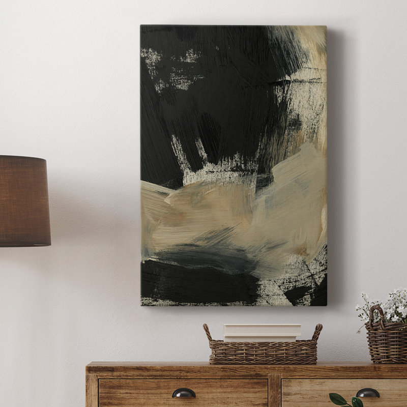 Paintstrokes VI au four - galerie Cavas sur mesure, H 36 po x l 24 po