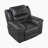 Hamisi 46" Modern & Contemporary Polished Microfiber Rocker Reclining Chair with Gentle Rocking Motion & Tab Pull Recliner-1656653183