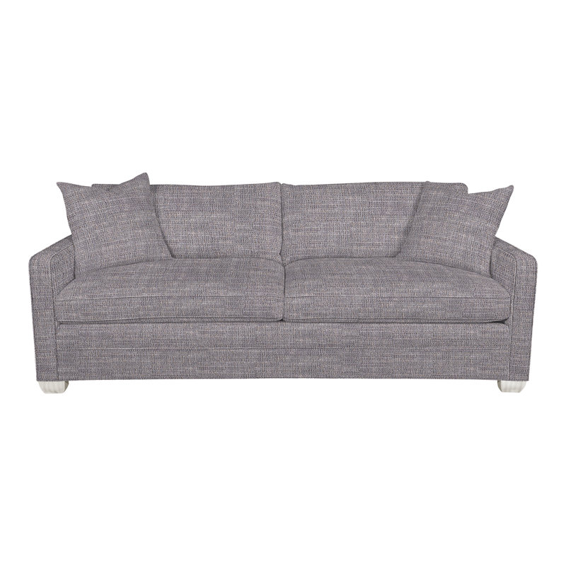 Canapé American Bungalow Stanton, Chenille nomade ardoise Crypton®, No, Casablanca