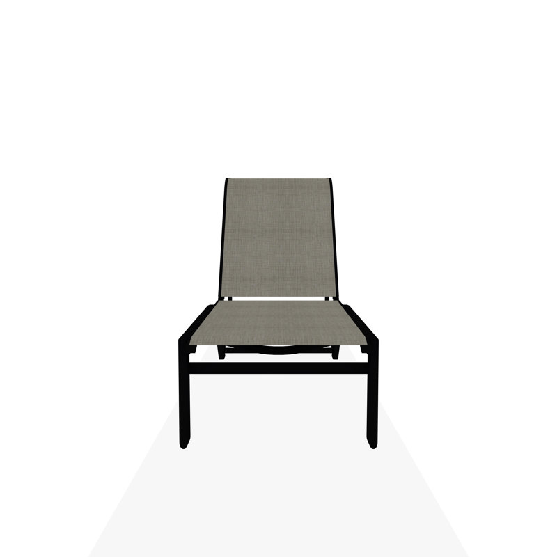 Chaise longue Kendall Sling, Ella, Noir