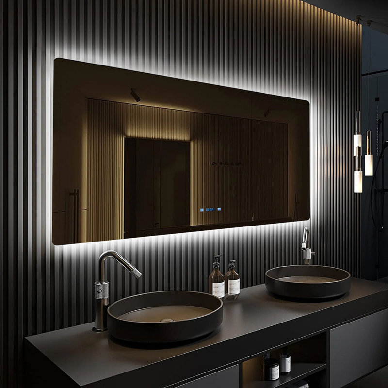 Miroir de meuble-lavabo à DEL Luano, 36 po x 60 po