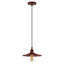 Knowles 1 - Light Rustic Red Single Pendant-1550582120