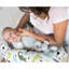Mod Dinosaur Blue and Green Dino Nursing Pillow Cover Case by Sweet Jojo Designs