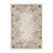 Vintage Floral Washable Area Rug with Non-Slip Backing, Low-Pile Beige Rug for Living Room, Bedroom & Dining Room-2065035178