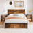 Rosalene Platform Storage Bed-1891138005