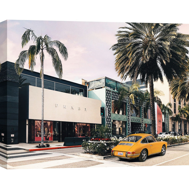 3AP6138 Rodeo Drive, Beverly Hills, California by Julian Lauren - Wrapped Canvas Art Prints, 60cm H x 80cm W