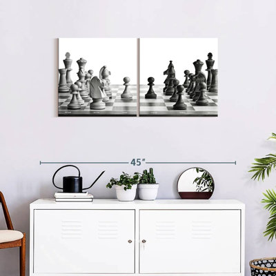 Reproduction d'art sur toile A Game Of Chess