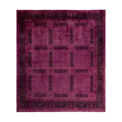 Tapis mauve unique de 9 pi 10 po x 11 pi 6 po Still