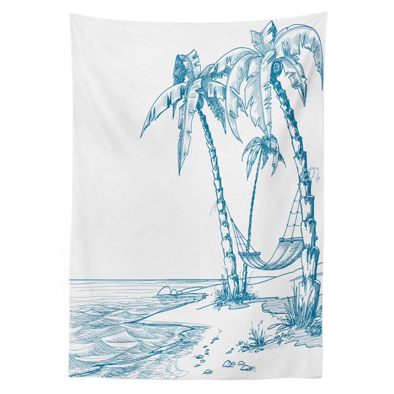 Beach Tablecloth, 90" L x 60" W
