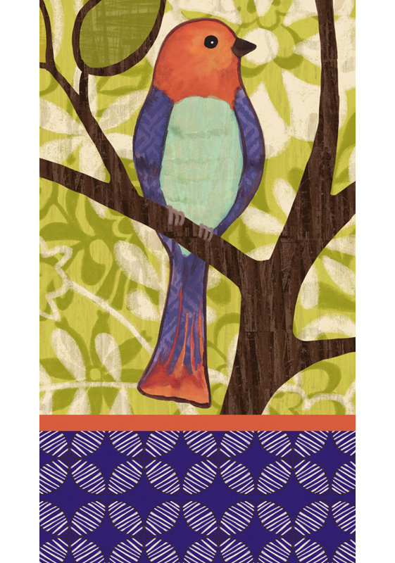 Ensemble 15 serviettes essuie-mains Elkton Bird Bliss