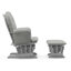 Fauteuil oscillant avec repose-pieds Hoop-1808401988-1808401989