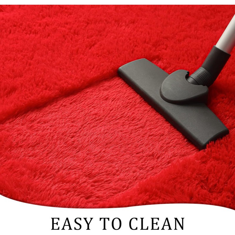 Tapis doux pour le salon de la chambre à coucher Tapis moelleux moelleux 8 po x 10 pi po