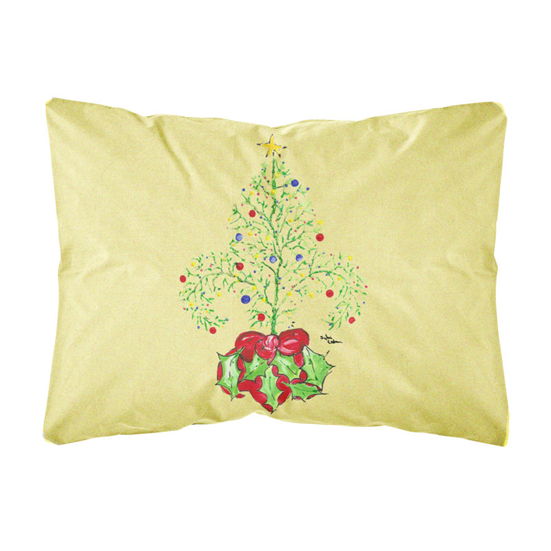 Coussin décoratif intérieur/extérieur fleur de noël tree tree