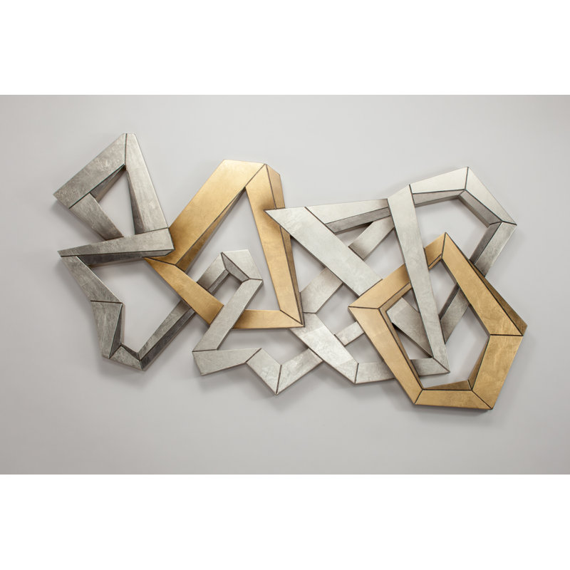 Artmax Handmade Glam Abstract Wall Decor