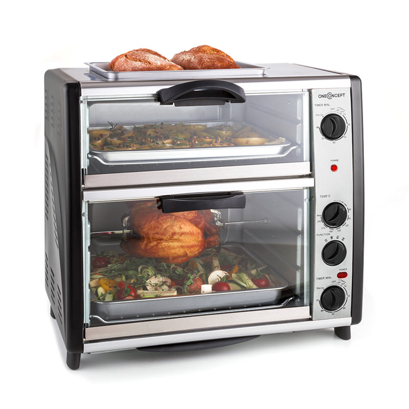 OneConcept Toaster Oven with Rotisserie