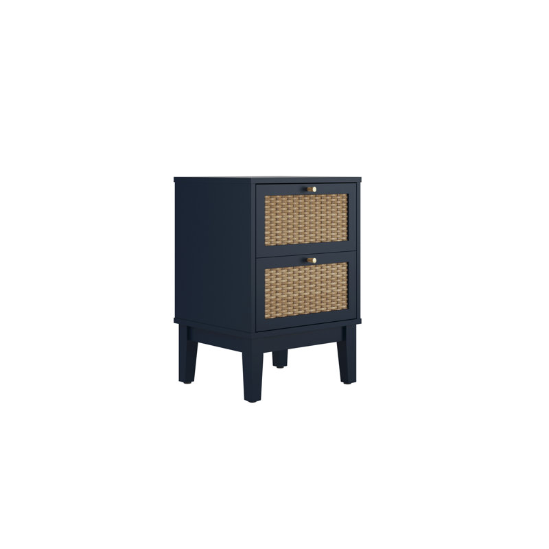 BORDEAUX 2 DRAWER BEDSIDE CABINET