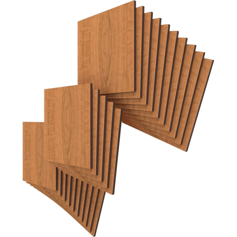 Planches en bois, H 7,75 po x l 7,75 po x P 0,25 po, Cerisier