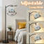 Lampe sur pied Arc avec abat-jour réglable
