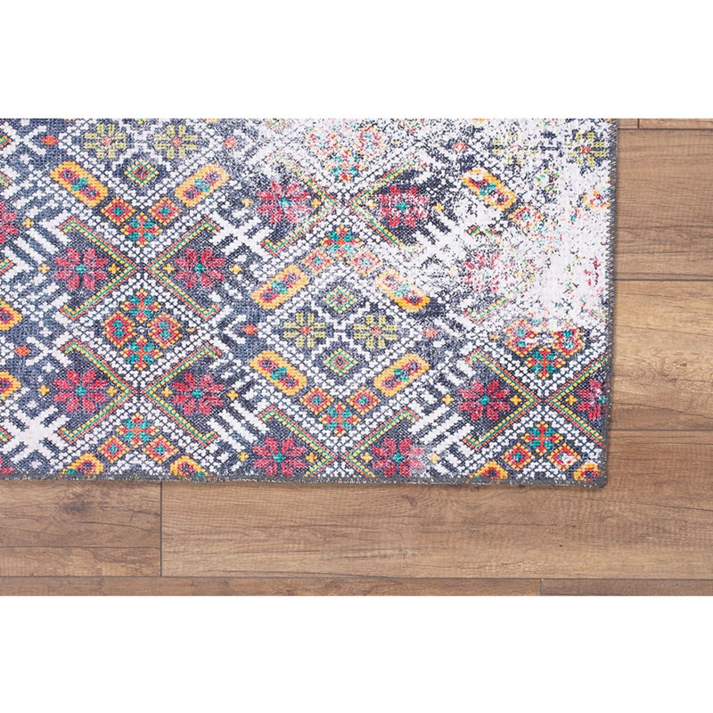 Luxurious Machine Washable Carpet, 100% Polyester, 7.5 x 10.8 Feet | Pile Height: 0.2 Inches, 1850 g/m² | Recycled Poly Cotton Underside, Easy Care, Perfect for Living Room & Bedroom, Soft & Durable Design