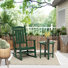 Laguna Outdoor Plastic Rocking Chair with Side Table